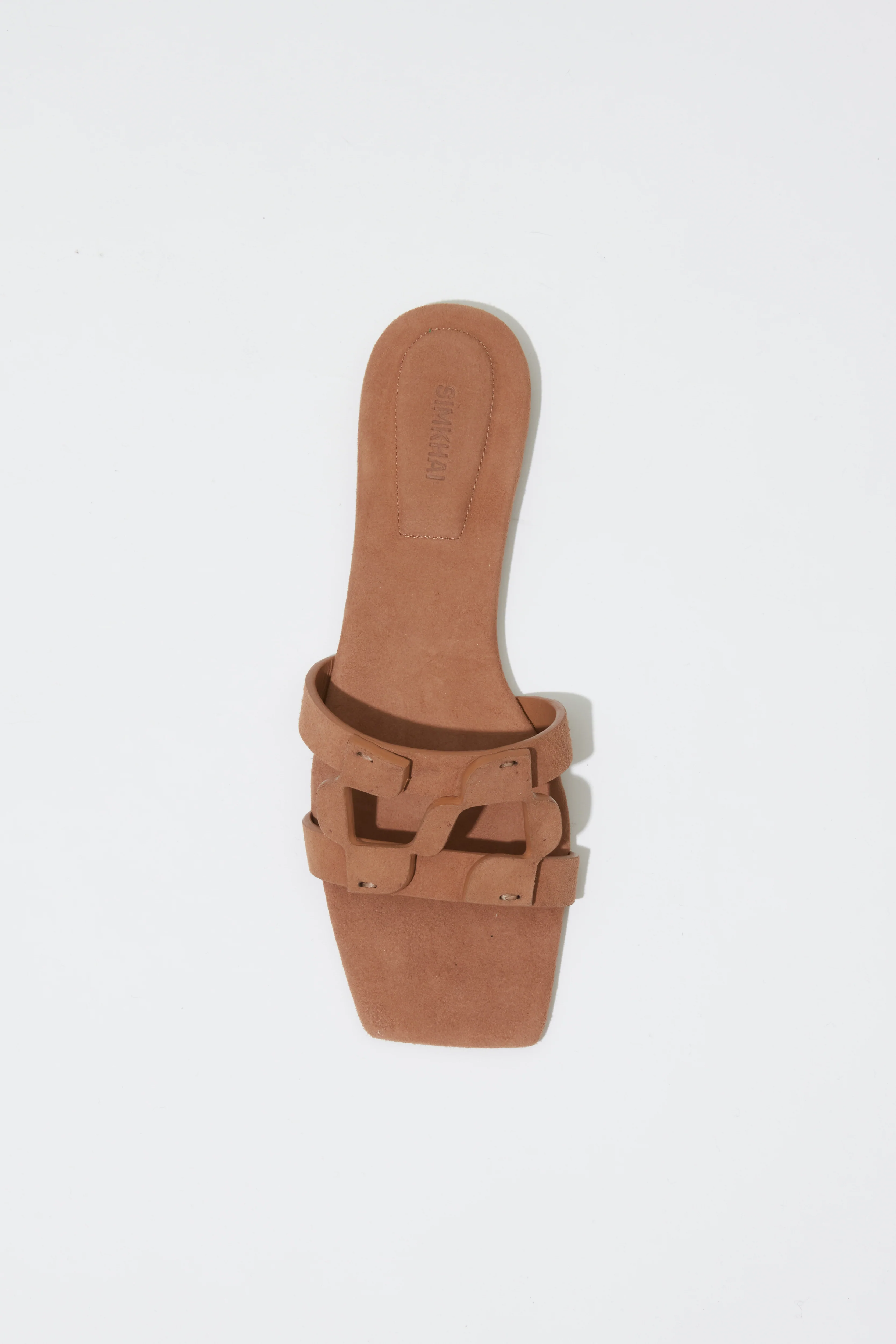 Simkhai Monogram Suede Flat Slide - Image 3