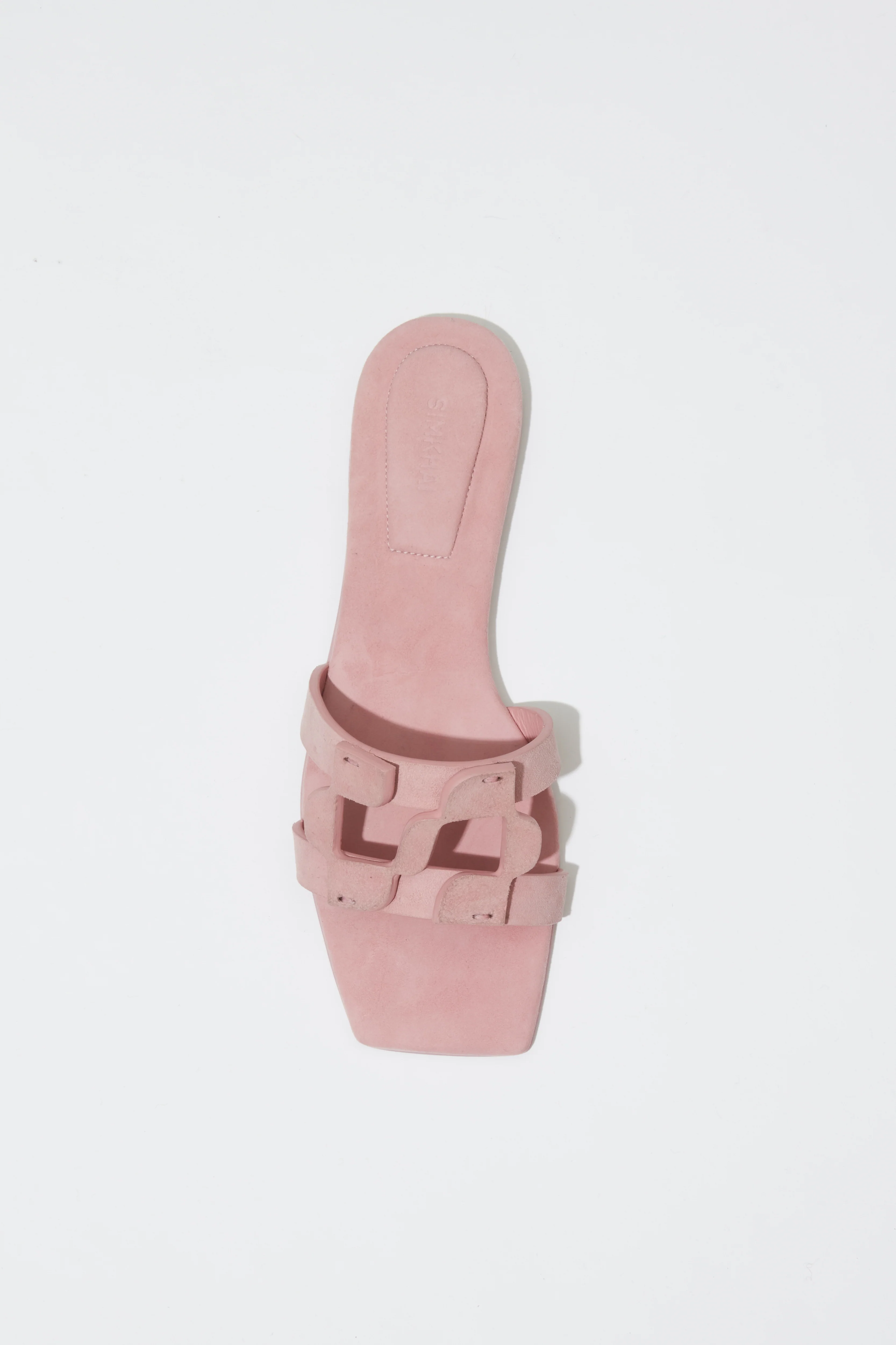 Simkhai Monogram Suede Flat Slide - Image 3