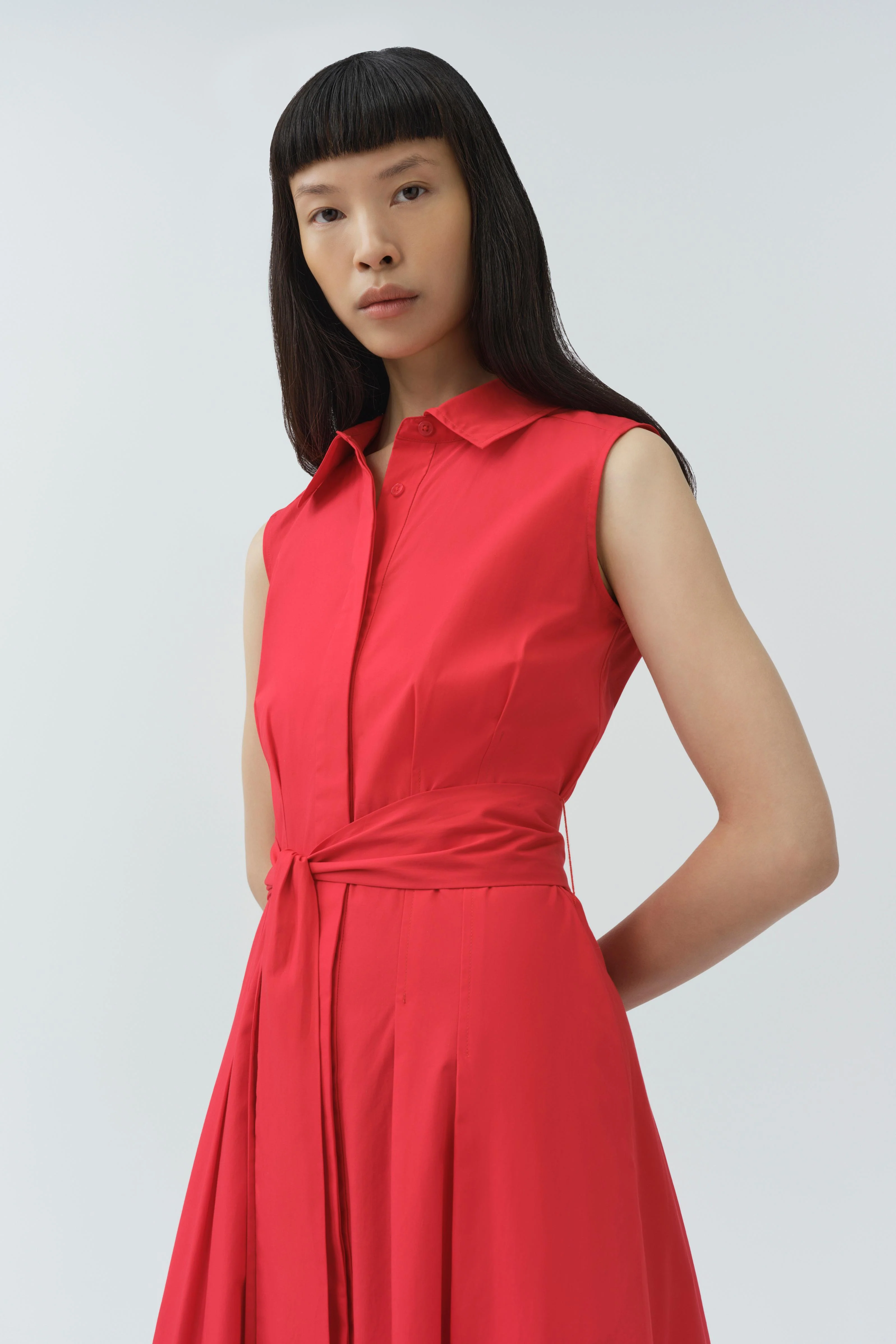 Genny Sleeveless Cotton Dress - Image 3