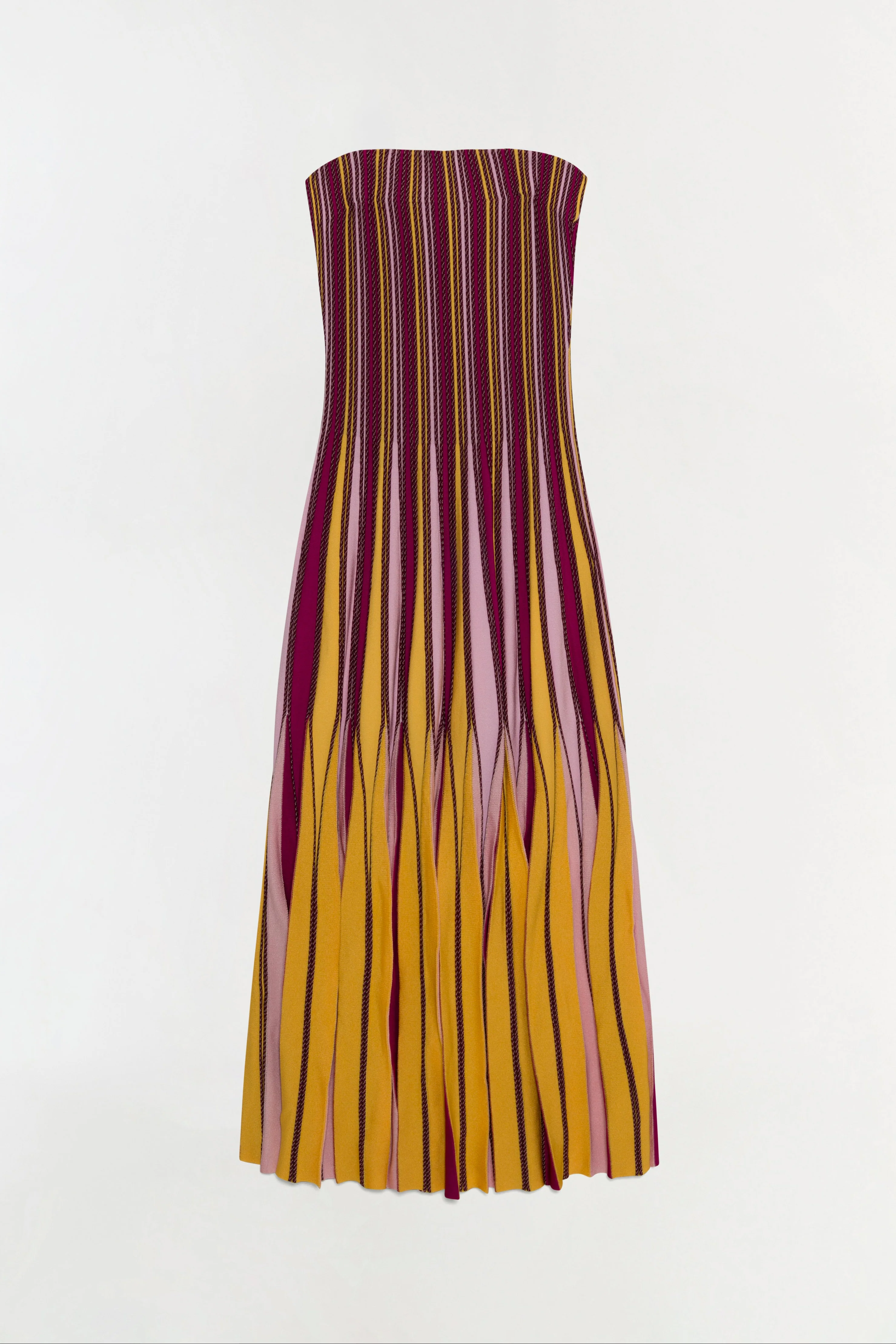 Soleil Striped Midi Dress