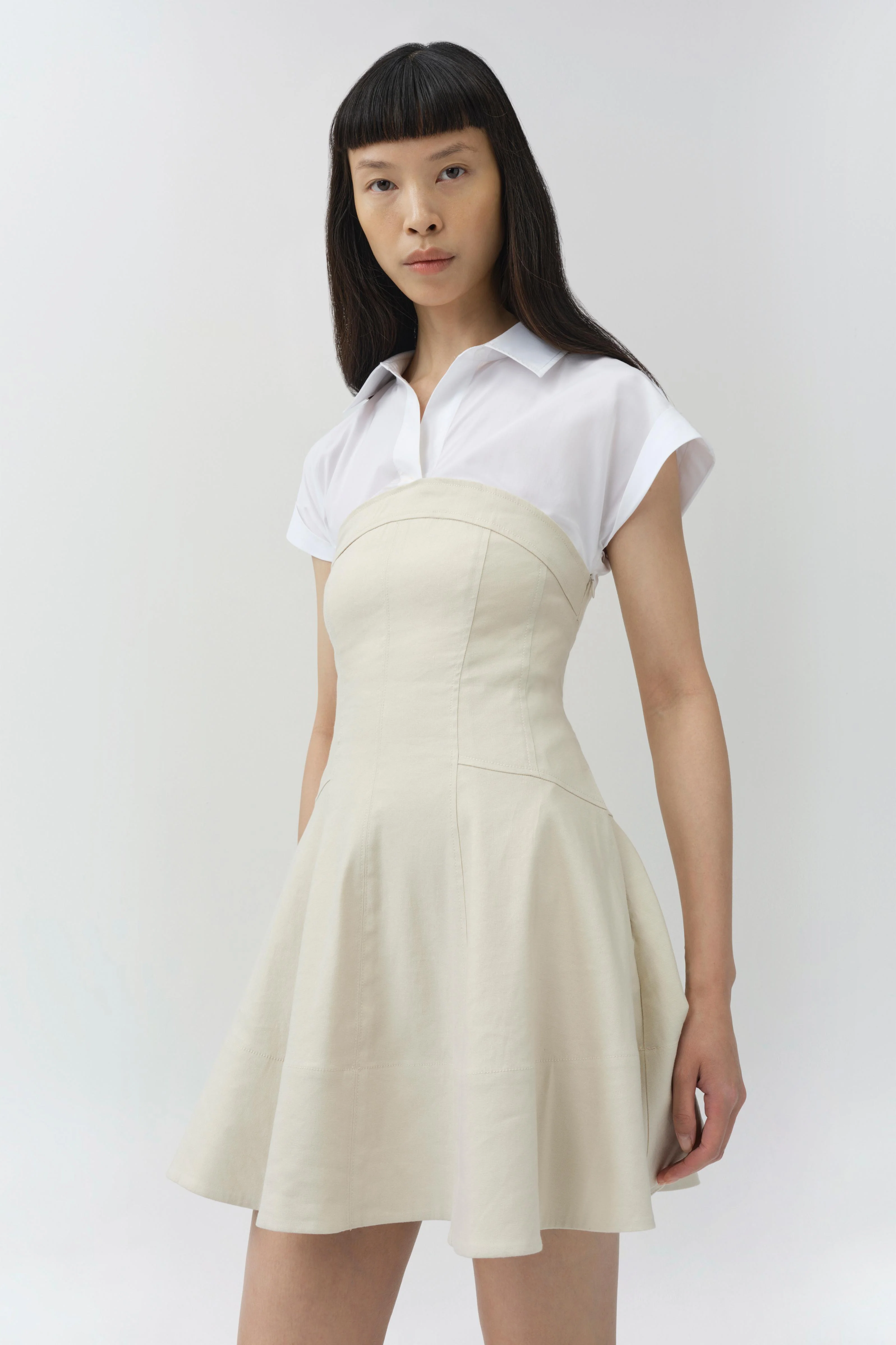 Sundae Linen Mini Dress - Image 3