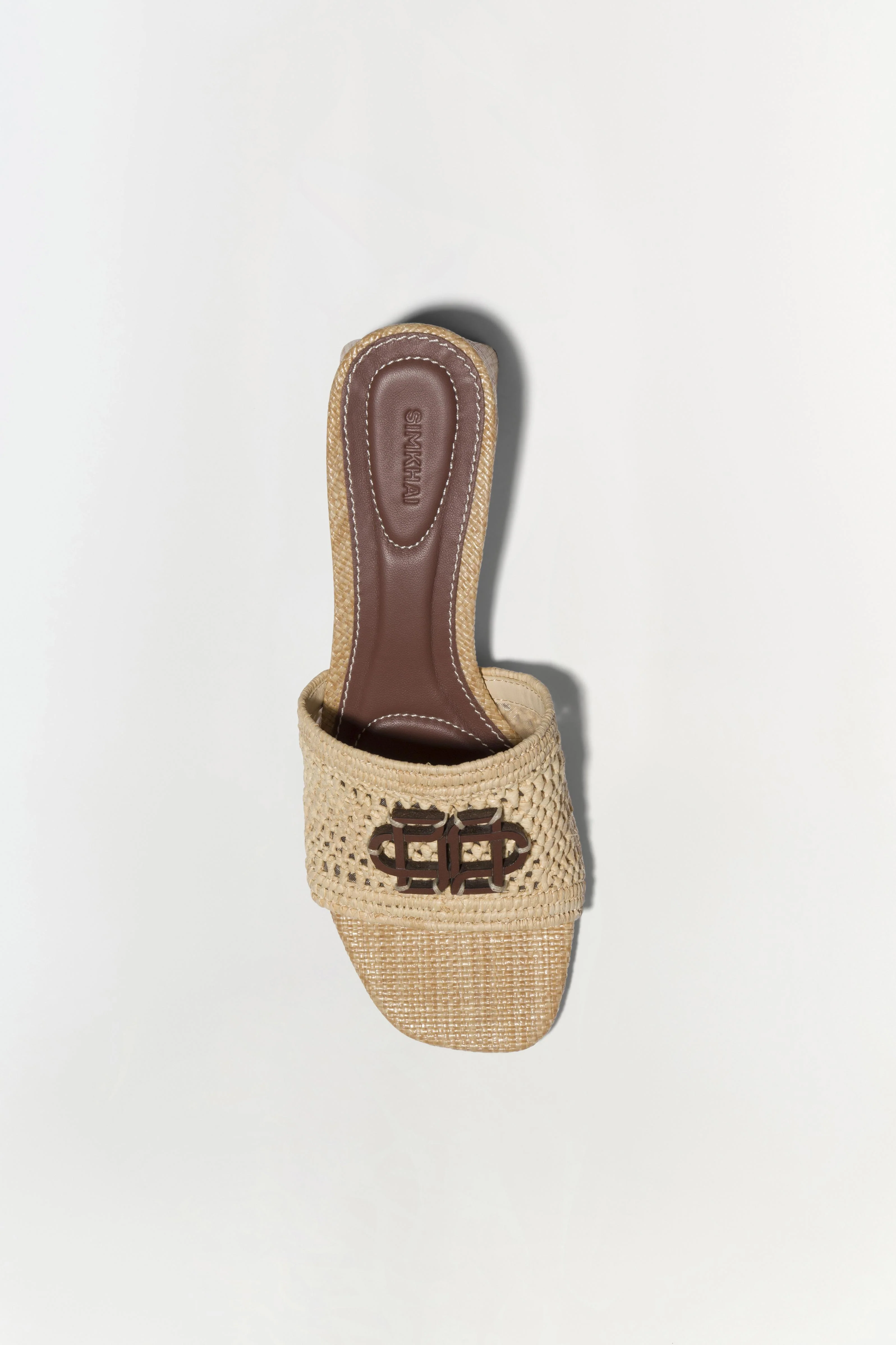 Sydney Raffia Block Heel Sandal - Image 4