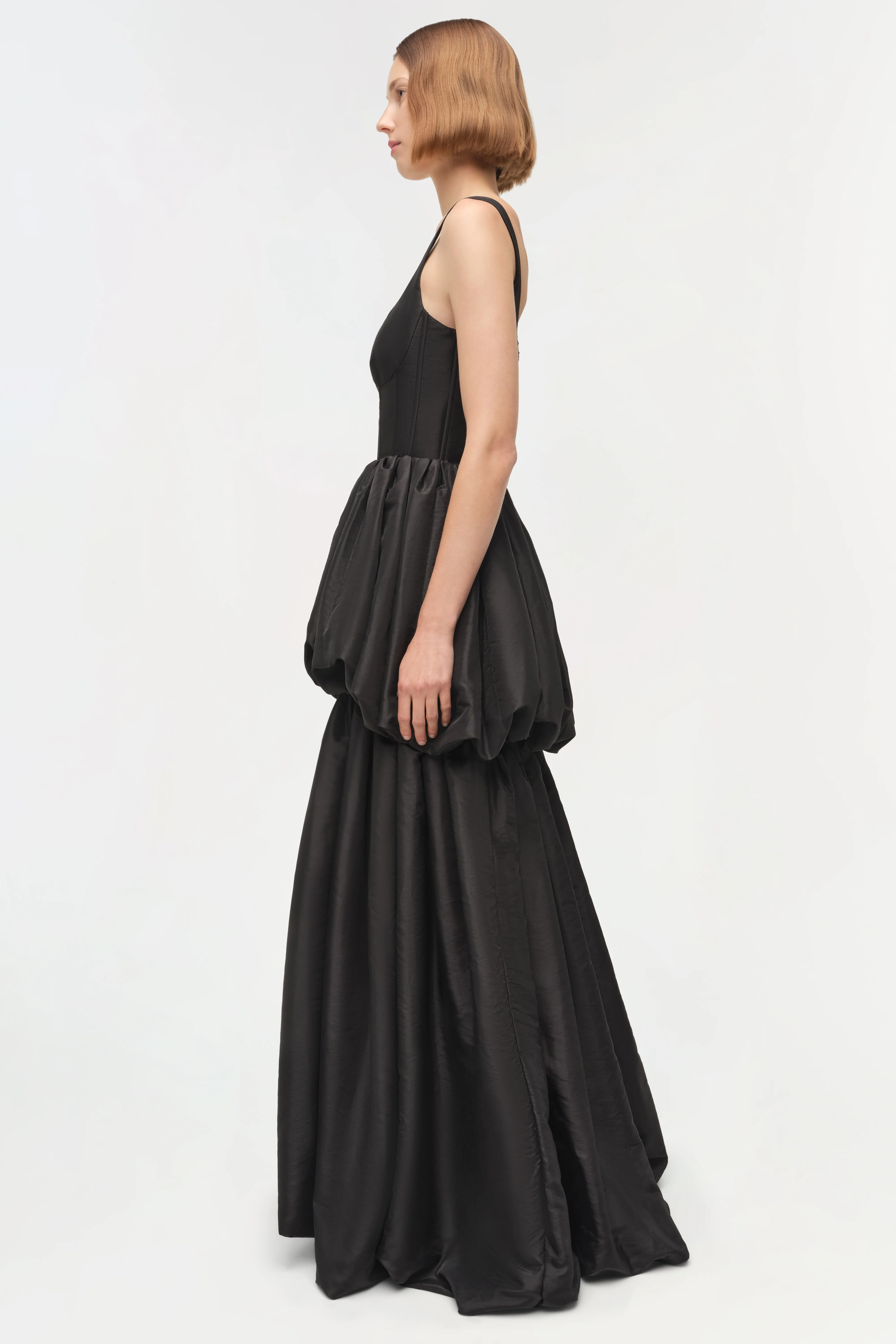 Tabitha Taffeta Tiered Bubble Dress - Image 4