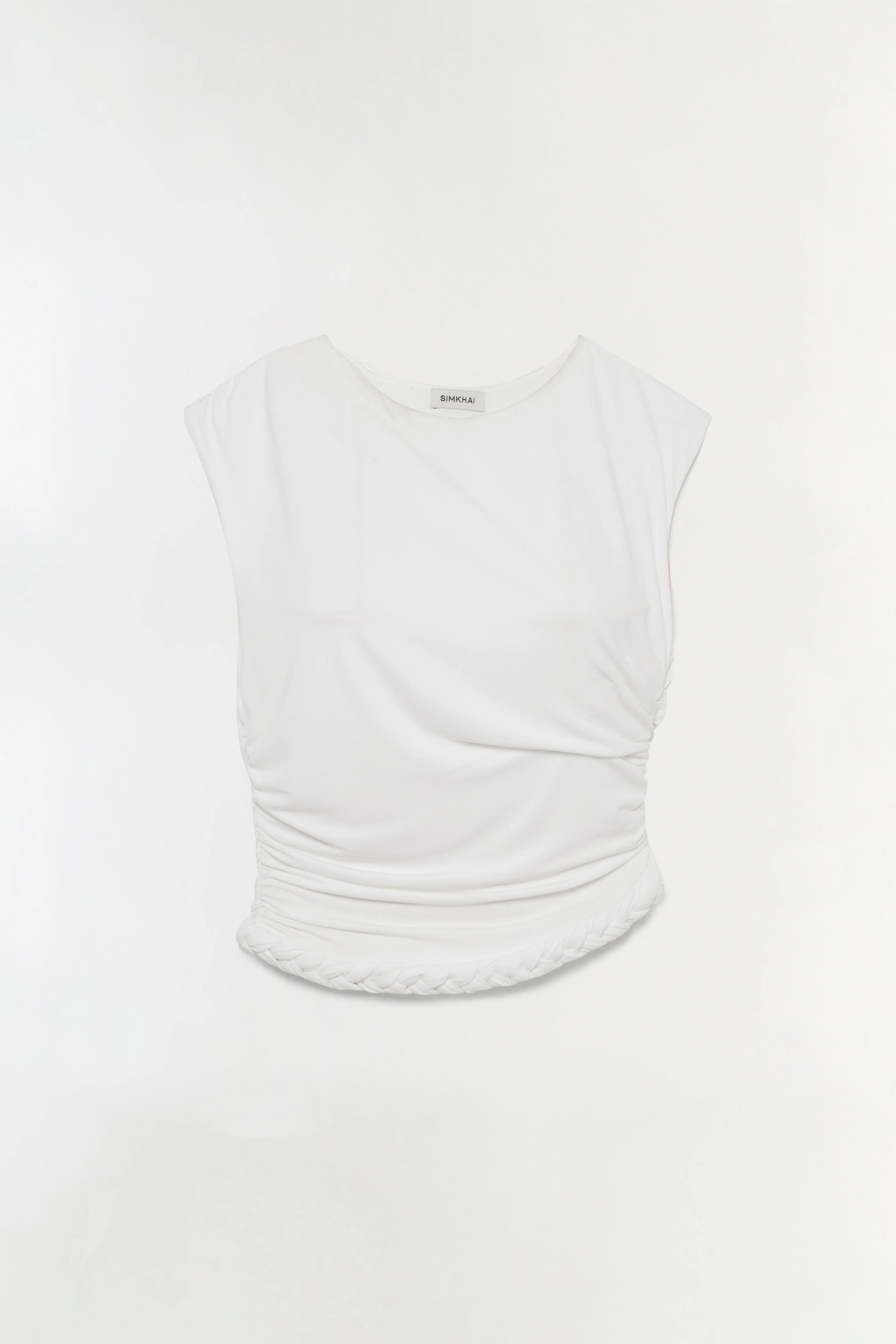 Valen Draped Jersey Top