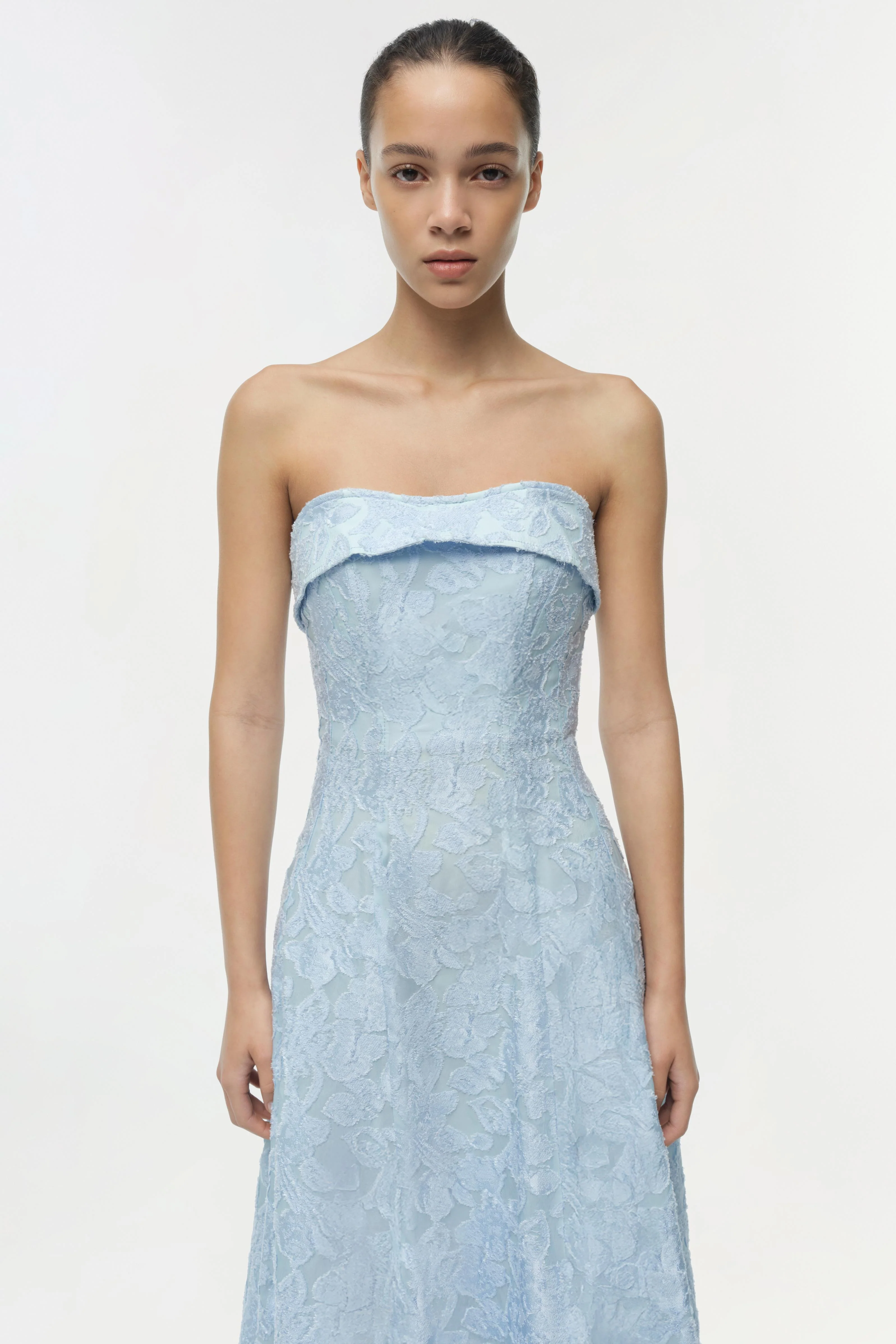 Valeria Jacquard Midi Dress - Image 3