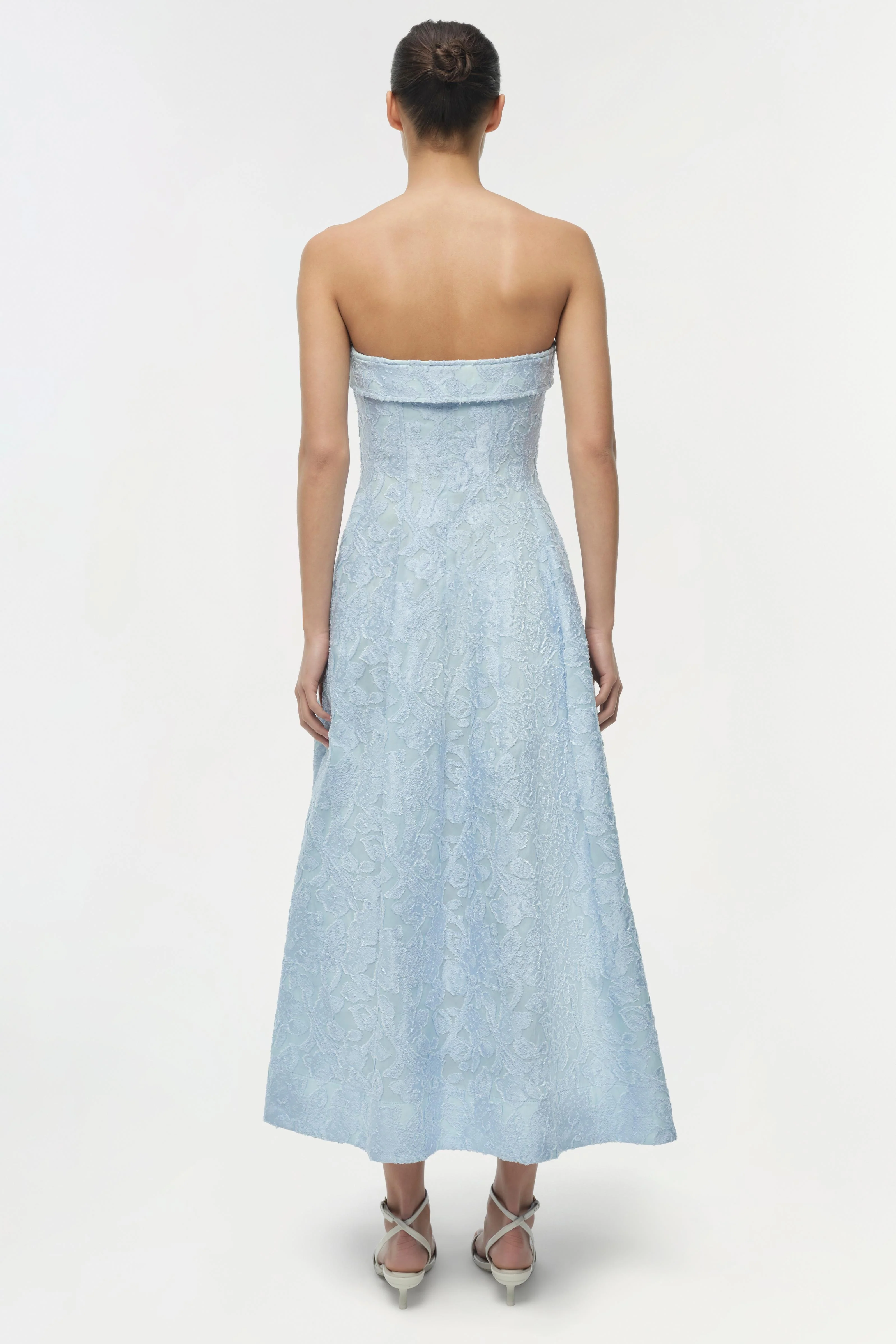 Valeria Jacquard Midi Dress - Image 5