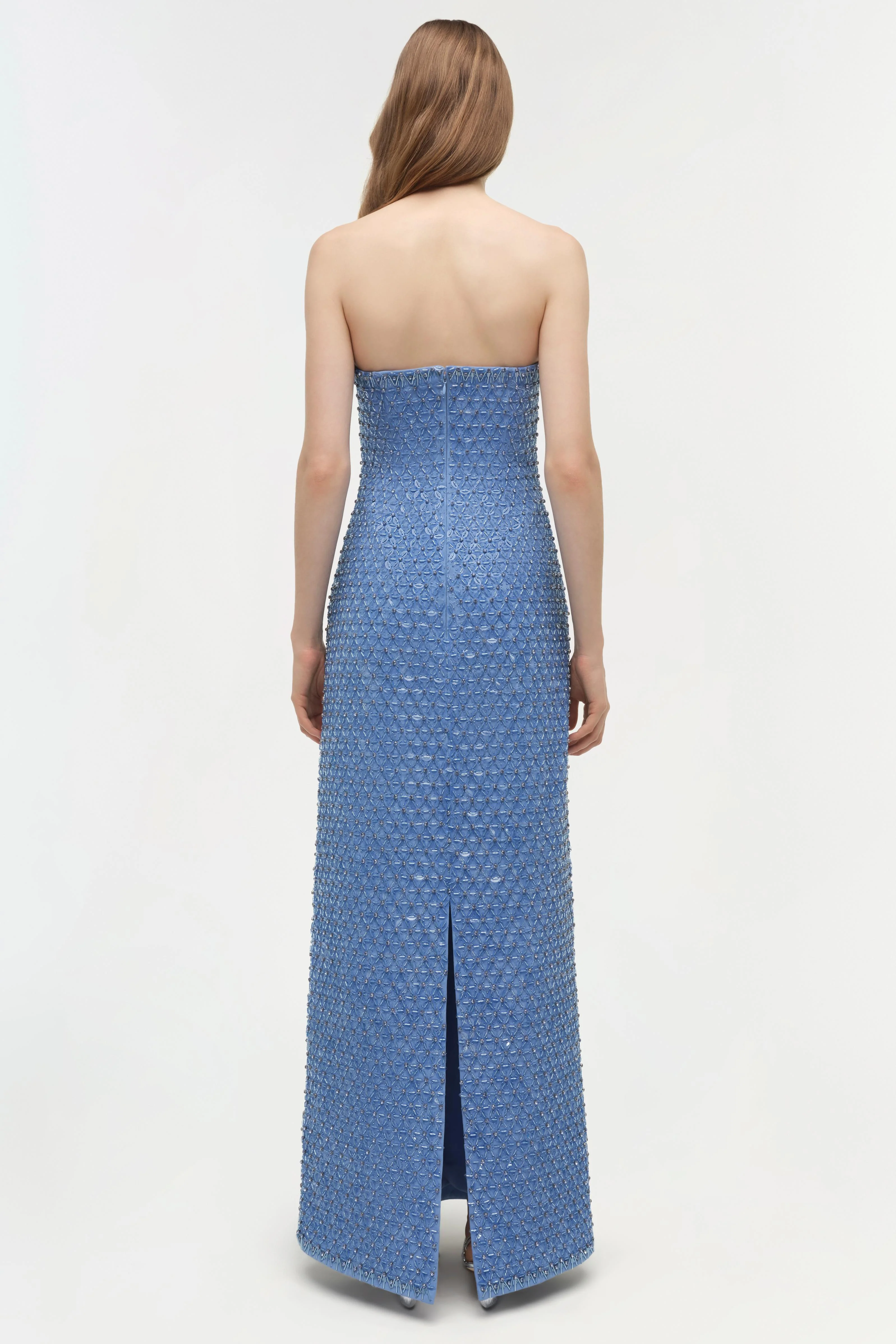 Vanessa Embellished Bustier Midi Dress - Image 6