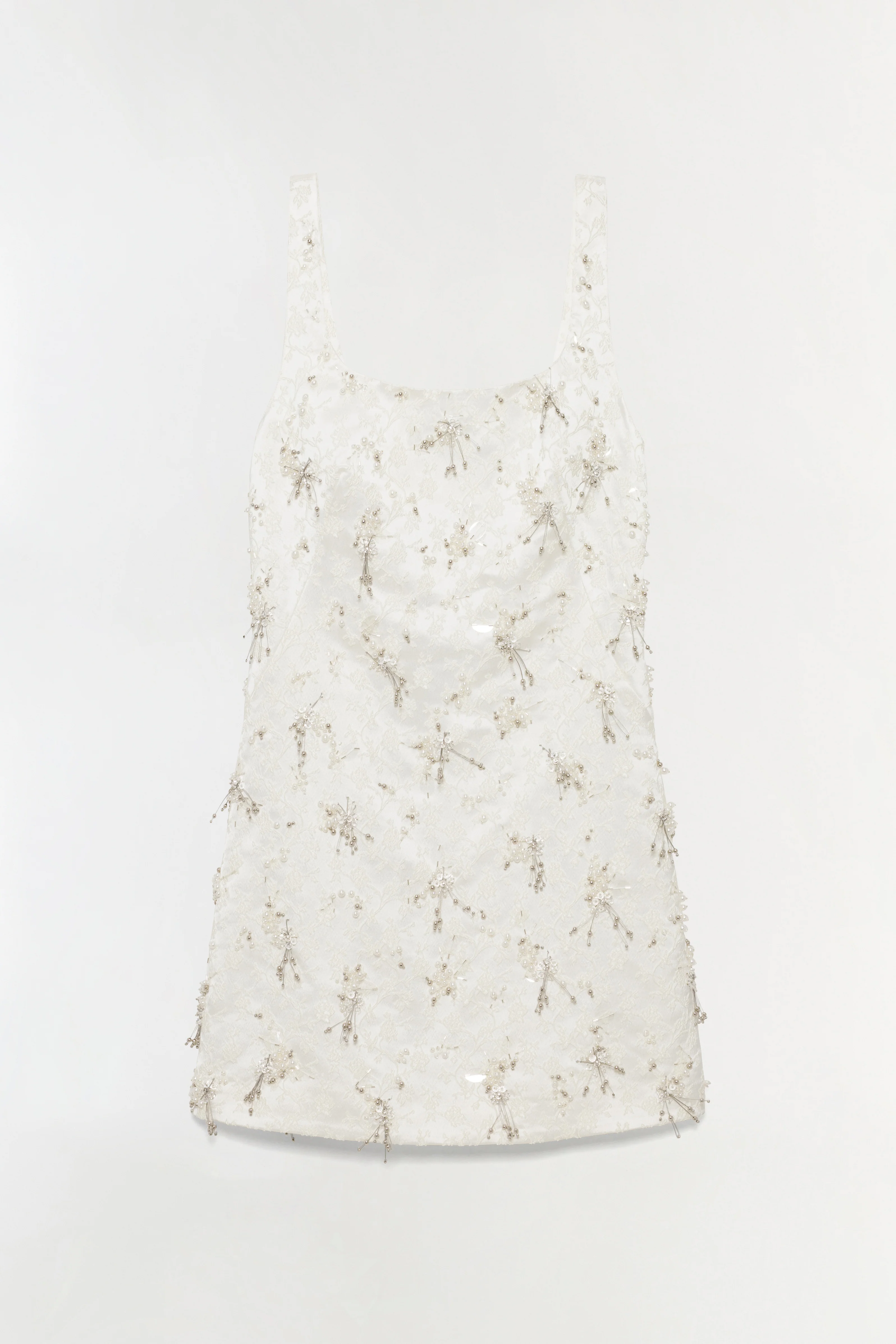 Viva Embellished Jaquard Mini Dress