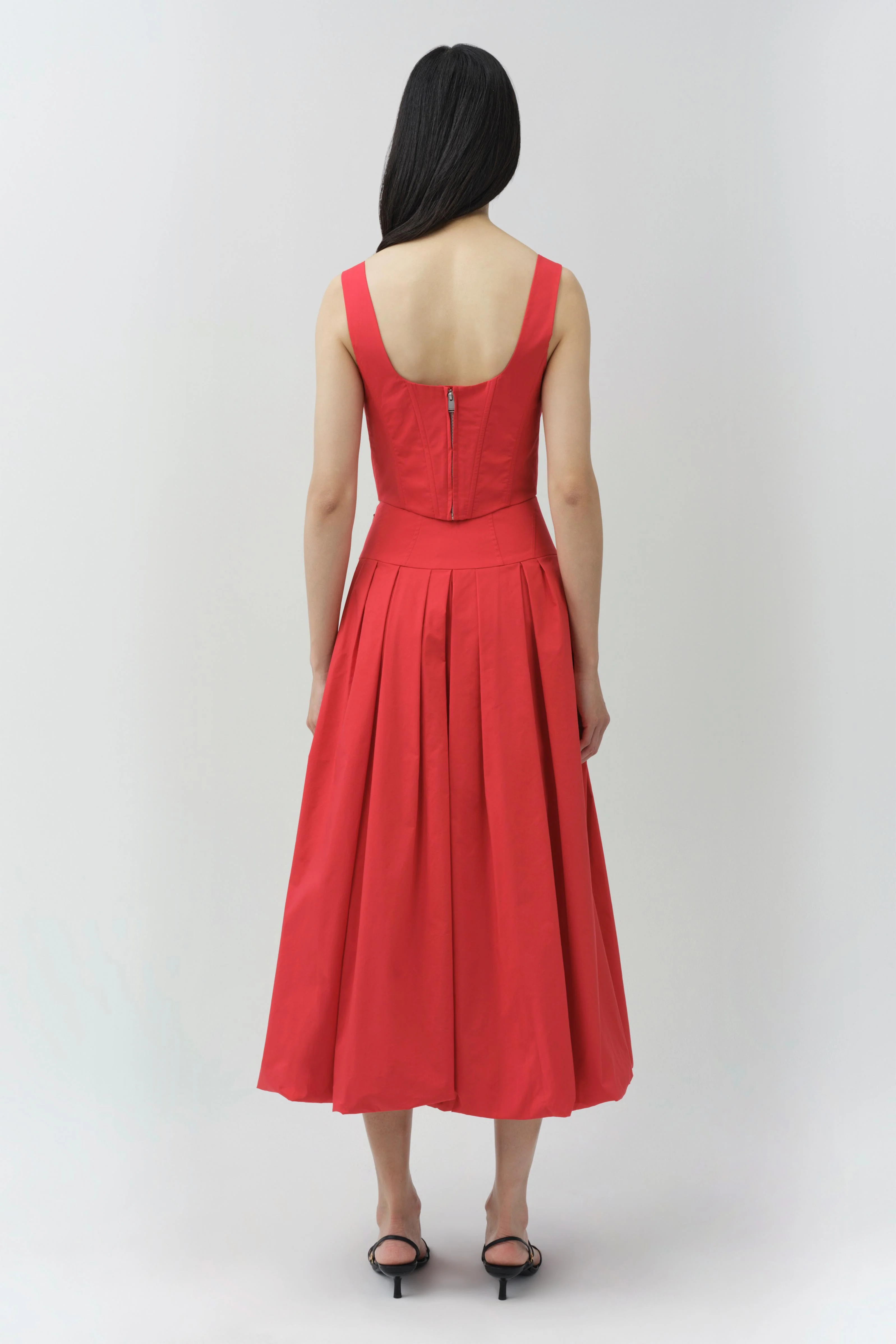 Winsor Cotton Midi Skirt - Image 5