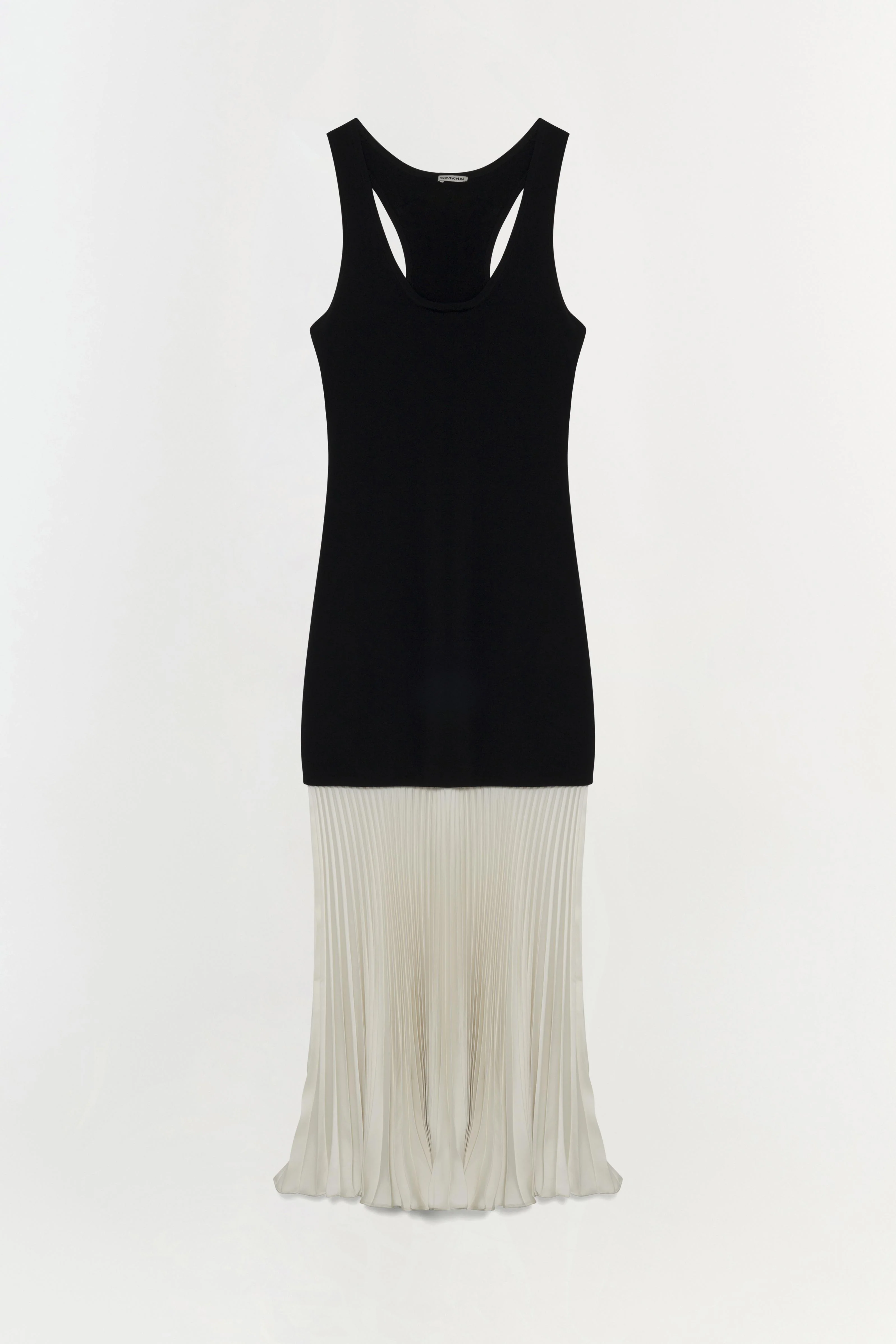 Zaden Knit Combo Midi Dress