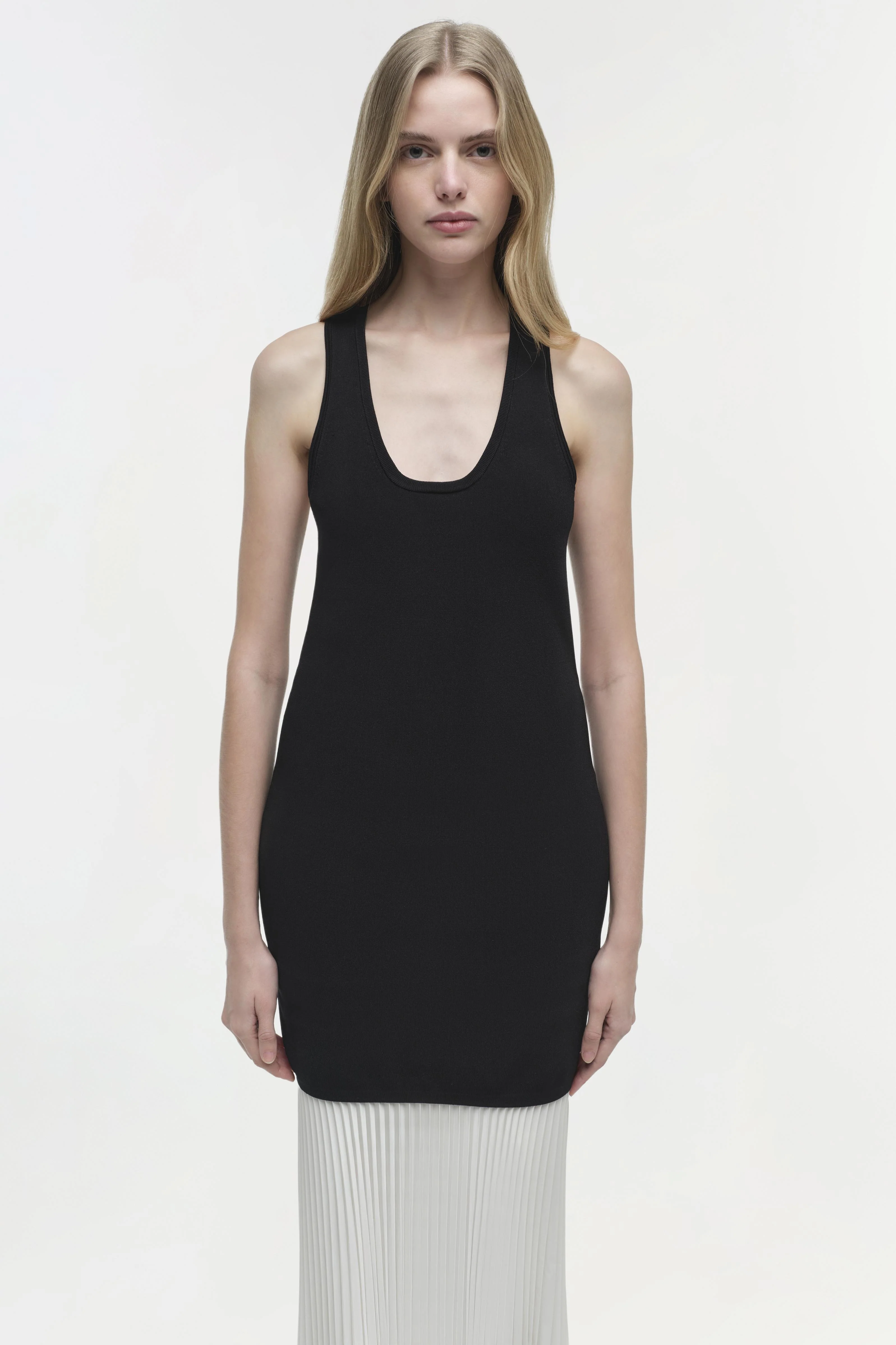 Zaden Knit Combo Midi Dress - Image 4