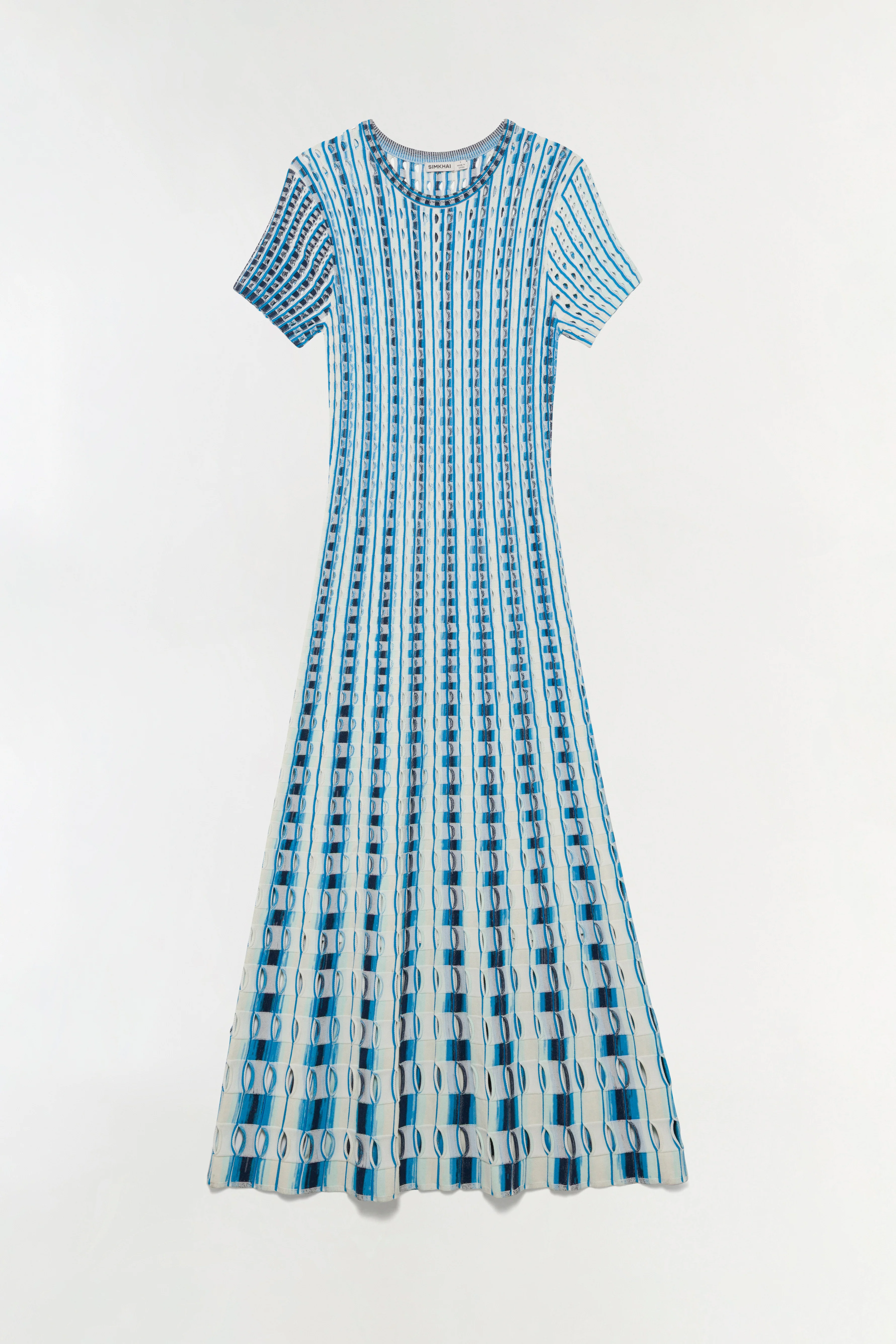 Zaida Eyelet Knit Midi Dress
