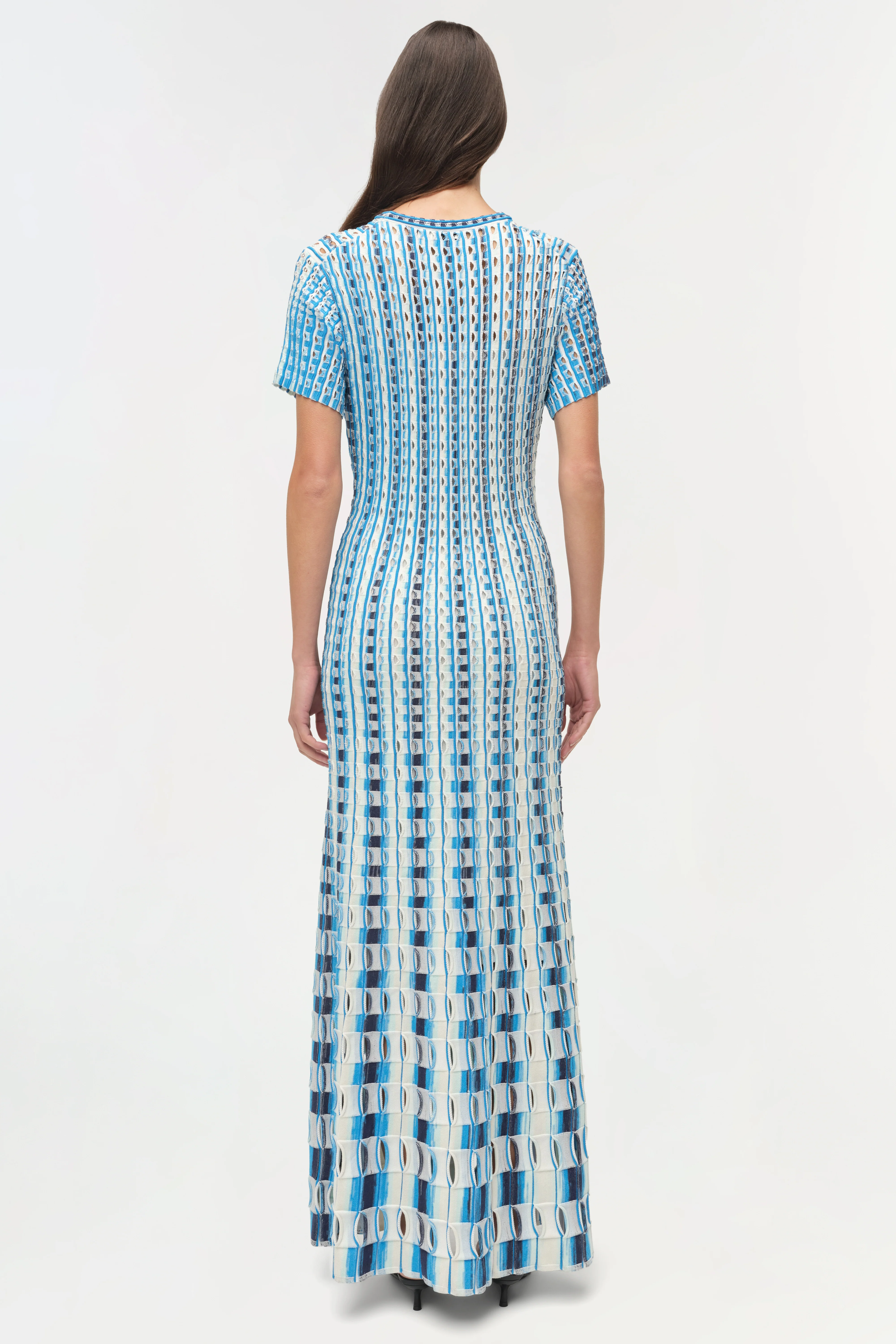 Zaida Eyelet Knit Midi Dress - Image 5