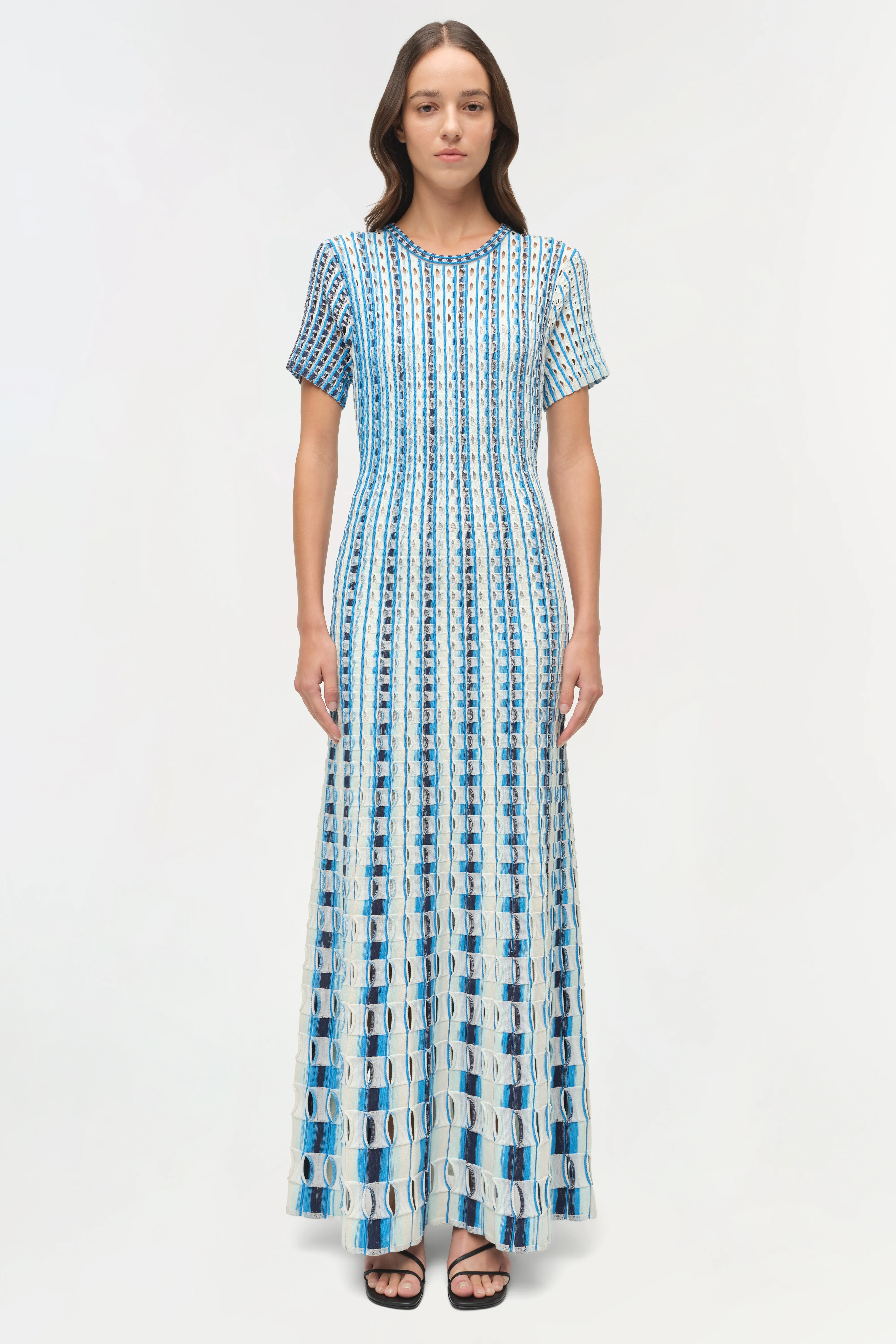 Zaida Eyelet Knit Midi Dress - Image 6